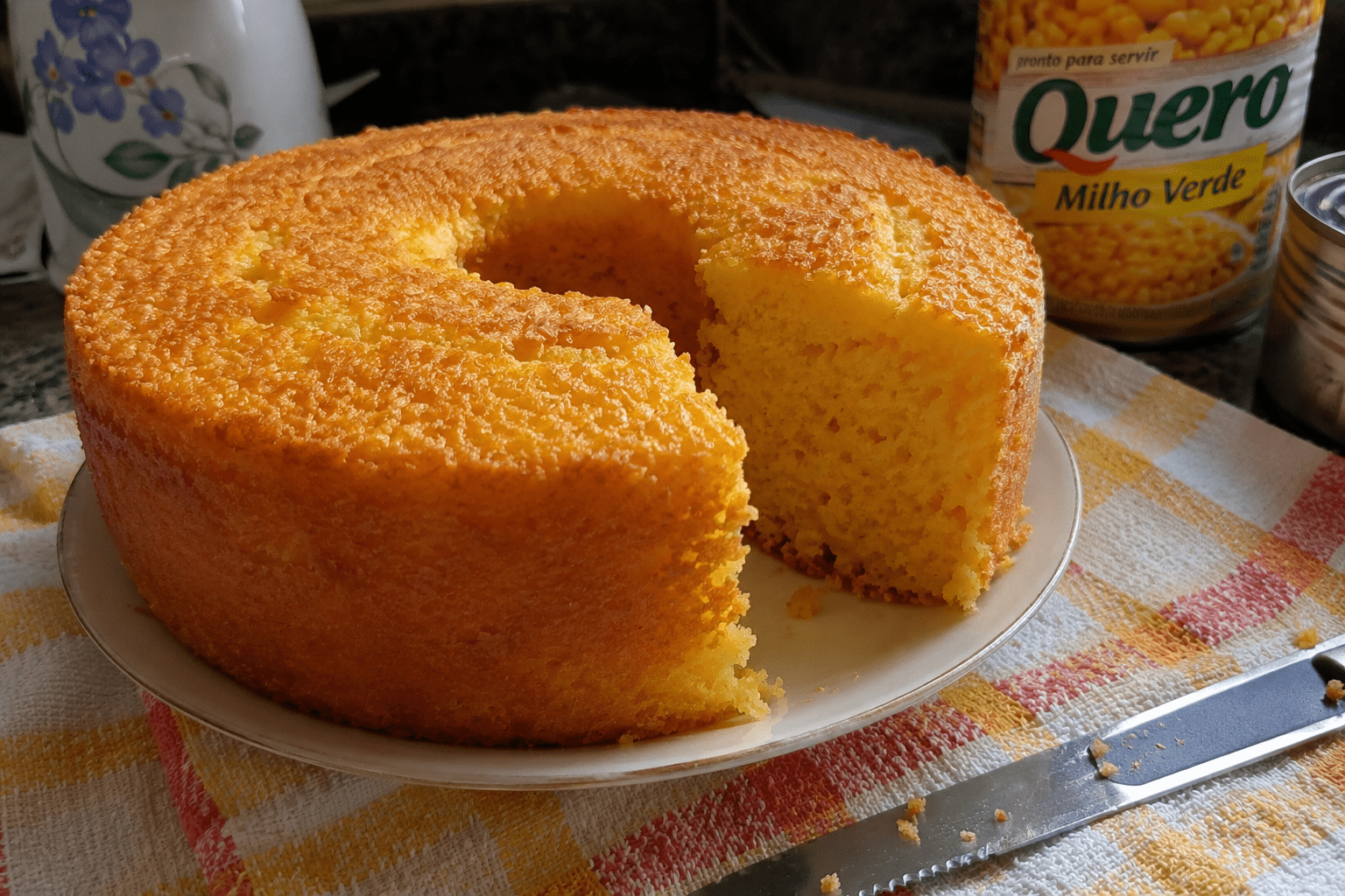 Bolo de Milho de Latinha de Liquidificador: Já Sai Recheado