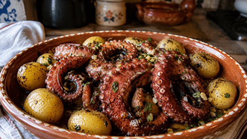  Polvo à Lagareiro Tradicional Segredo para Ficar Macio e Suculento