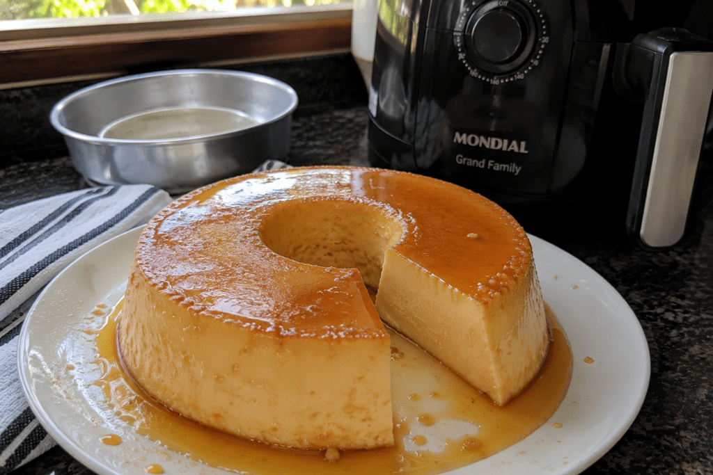 Pudim de Leite Condensado na Air Fryer:Rápido,Fácil Sem Erro