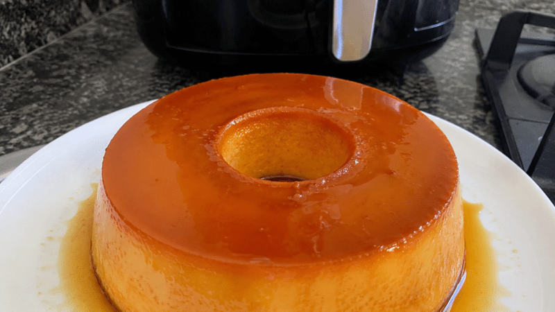 Pudim na Air Fryer: Receita Fácil, Cremosa Sem Banho-Maria 5 (28)