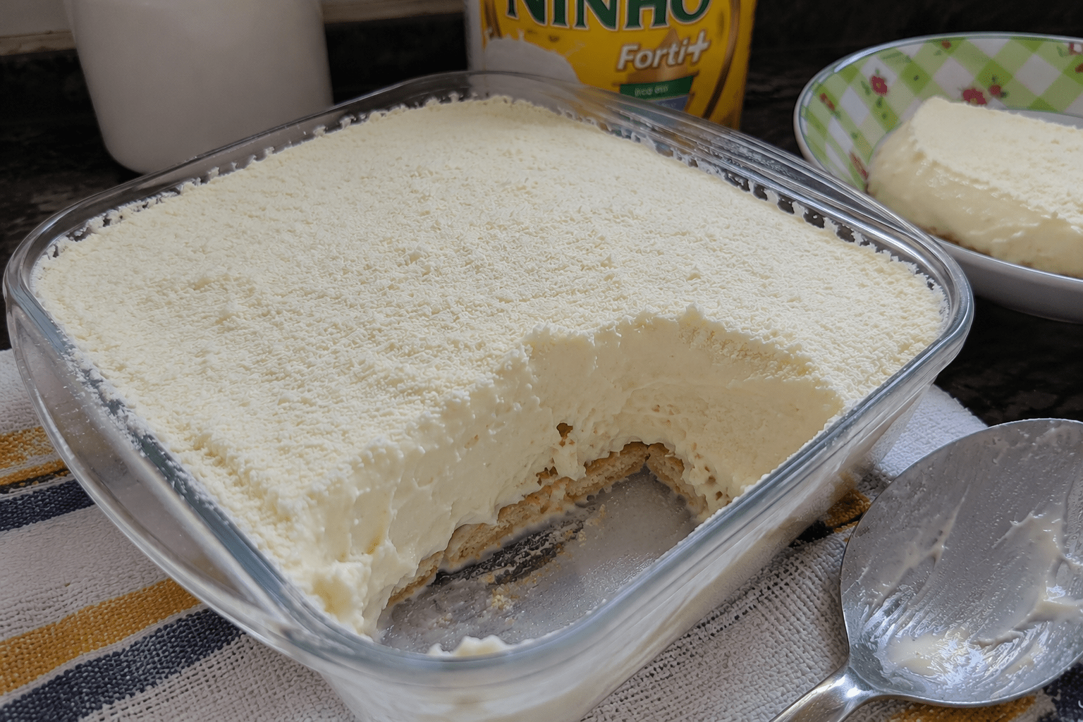 Sobremesa Gelada de Leite Ninho Fácil e Deliciosa!
