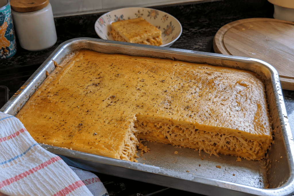 Torta de Frango de Liquidificador Simples e Fofinha