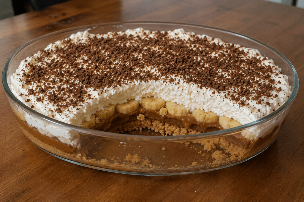 Banoffee Fácil com Banana, Doce de Leite e Chantilly
