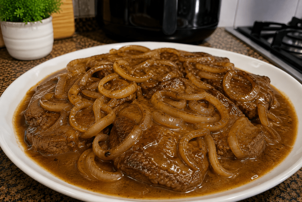 Bife Acebolado com Molho Fácil e Saboroso