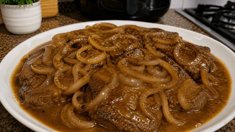 Bife Acebolado com Molho Fácil e Saboroso