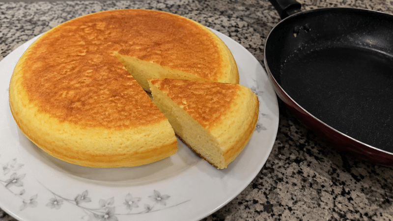 Bolo Nuvem na Frigideira: Fica Tão Leve Que Parece Que Está Derretendo 0 (0)