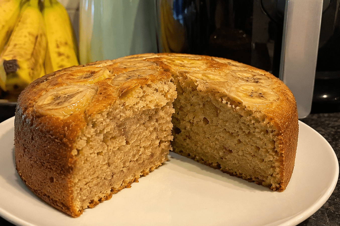 Bolo de Banana na Air Fryer Fica Pronto Rápido e Muito Fofinho