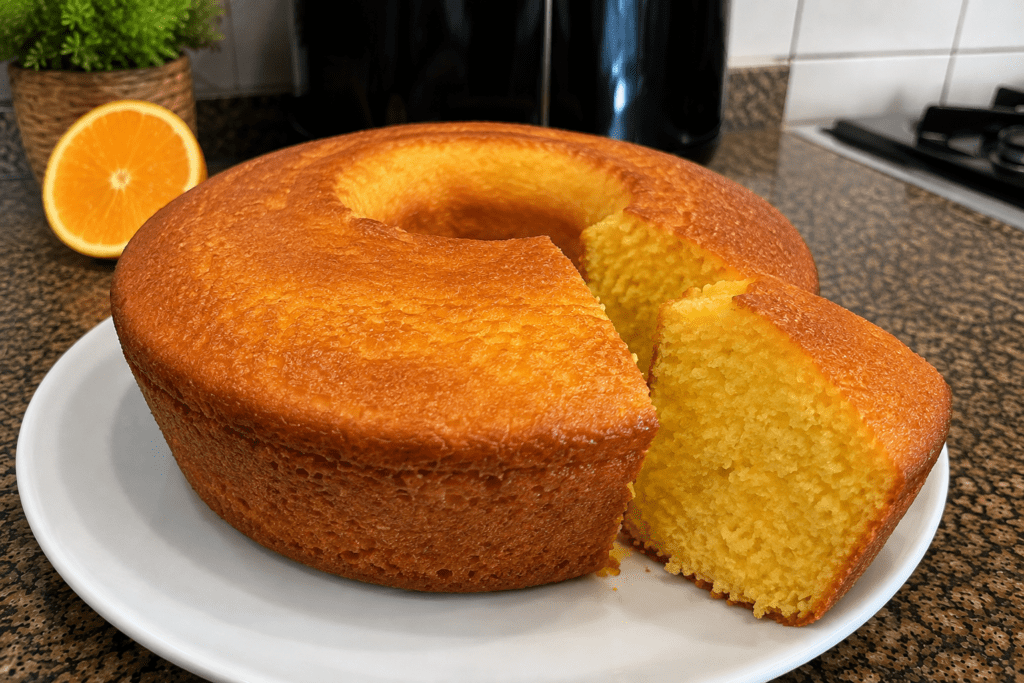 Bolo de Laranja Fofinho de Liquidificador Fácil