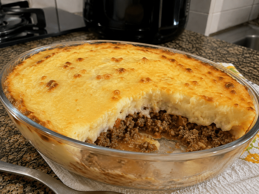 Escondidinho de Carne Moída Cremoso e Fácil de Fazer