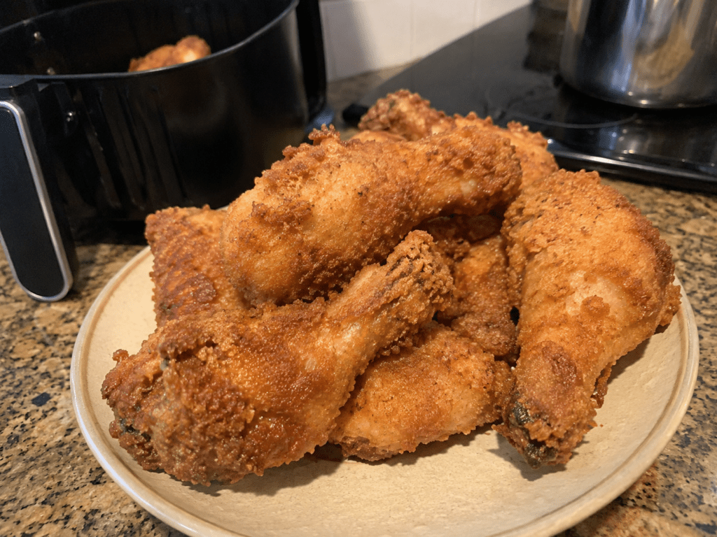 Frango Frito na Airfryer BEM Crocante e Suculento:Sem Secar