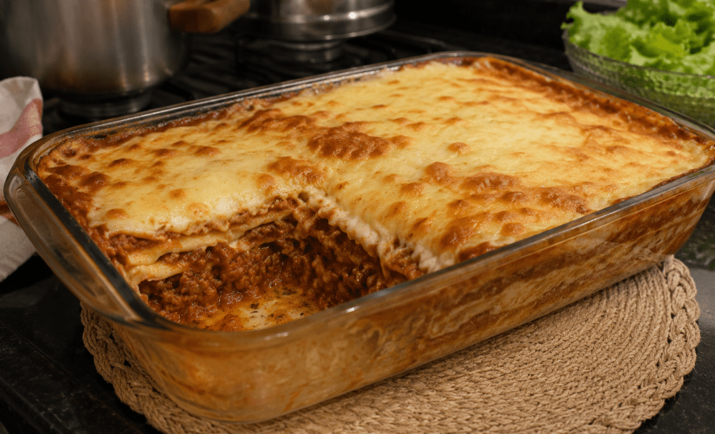 Lasanha de Carne Moída Fácil e Cremosa: Receita Completa