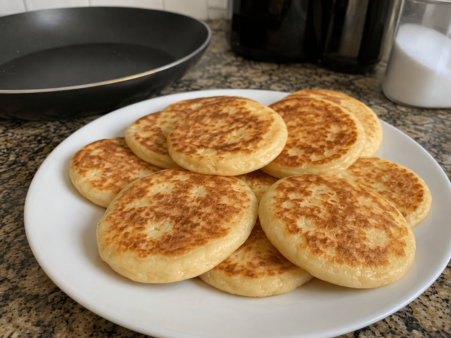 Pão de Queijo de Frigideira Fit: Pronto em Apenas 5 Minutos!